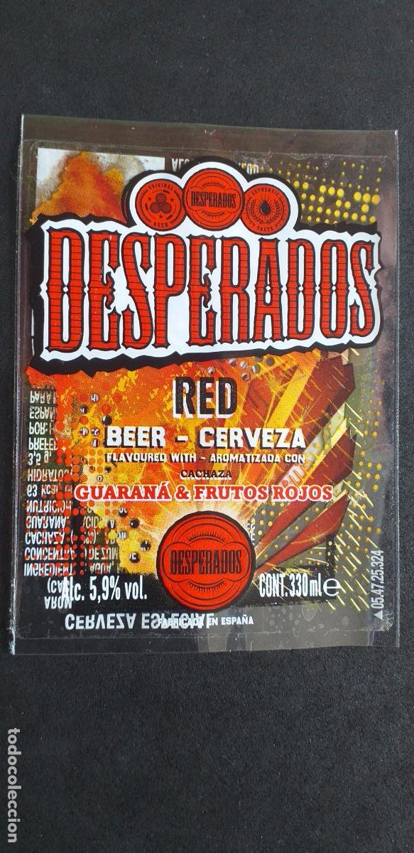 Etiquetas antiguas: CERVEZA-V9ET-XXVIII-ETIQUETAS-DESPERADOS