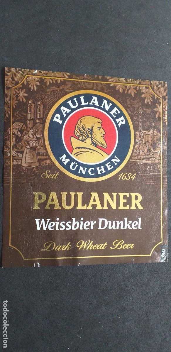 Etiquetas antiguas: CERVEZA-V9ET-XXVIII-ETIQUETAS-PAULANER