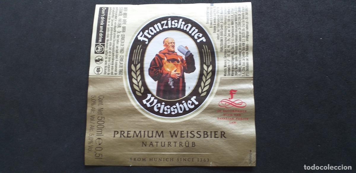 Etiquetas antiguas: CERVEZA-V9ET-XXVIII-ETIQUETAS-FRANZISKANER
