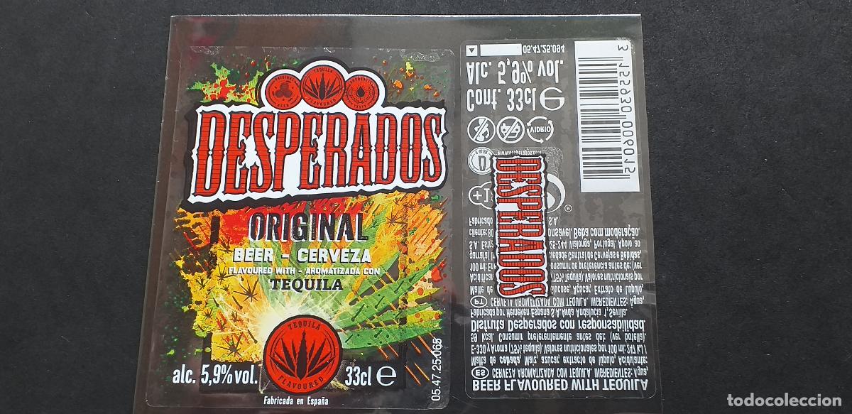 Etiquetas antiguas: CERVEZA-V9ET-XXVIII-ETIQUETAS-DESPERADOS