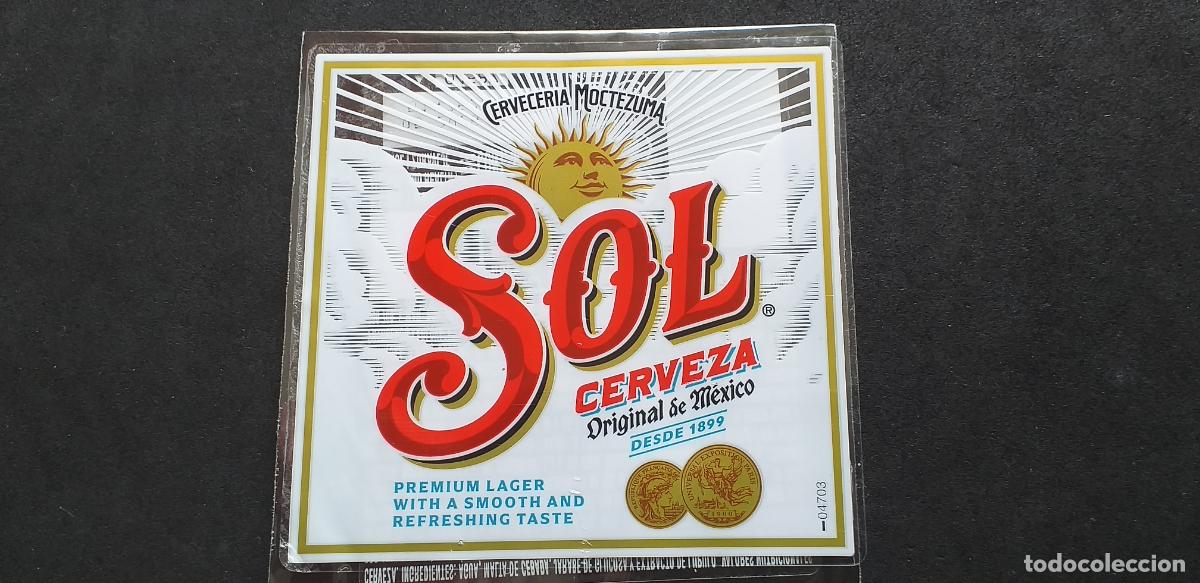 Etiquetas antiguas: CERVEZA-V9ET-XXVIII-ETIQUETAS-SOL