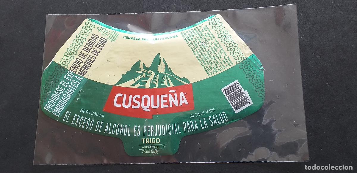 Etiquetas antiguas: CERVEZA-V9ET-XXVIII-ETIQUETAS-CUSQUE&Ntilde;A