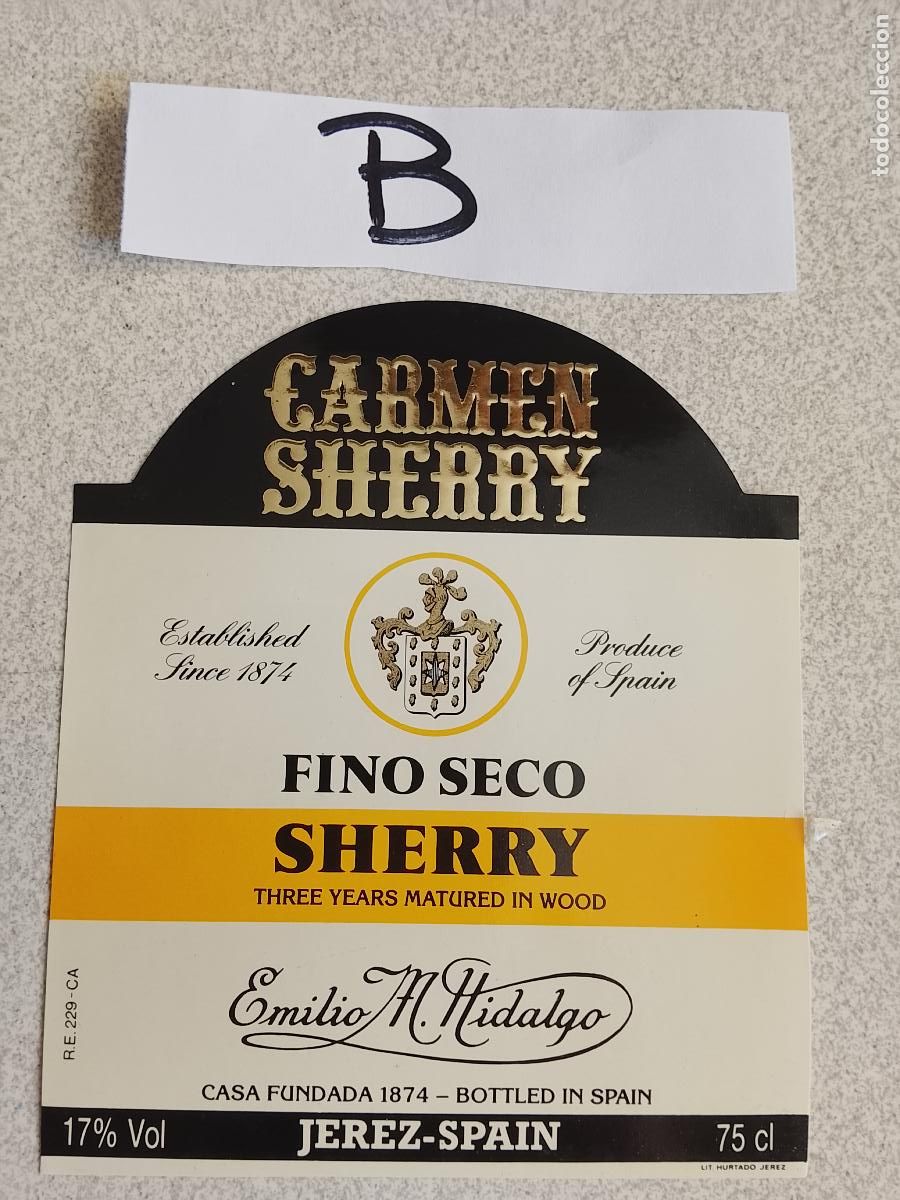 Etiquetas antiguas: HAGA SU OFERTA - ANTIGUA ETIQUETA DE VINOS DE JEREZ LICOR ETC OFERTAS POR LOTES MUCHAS EN MI PERFIL