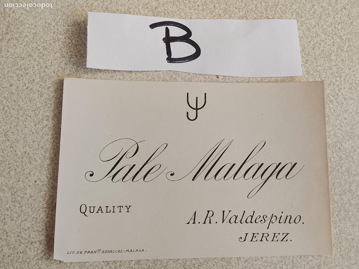 Etiquetas antiguas: HAGA SU OFERTA - ANTIGUA ETIQUETA DE VINOS DE JEREZ LICOR ETC OFERTAS POR LOTES MUCHAS EN MI PERFIL