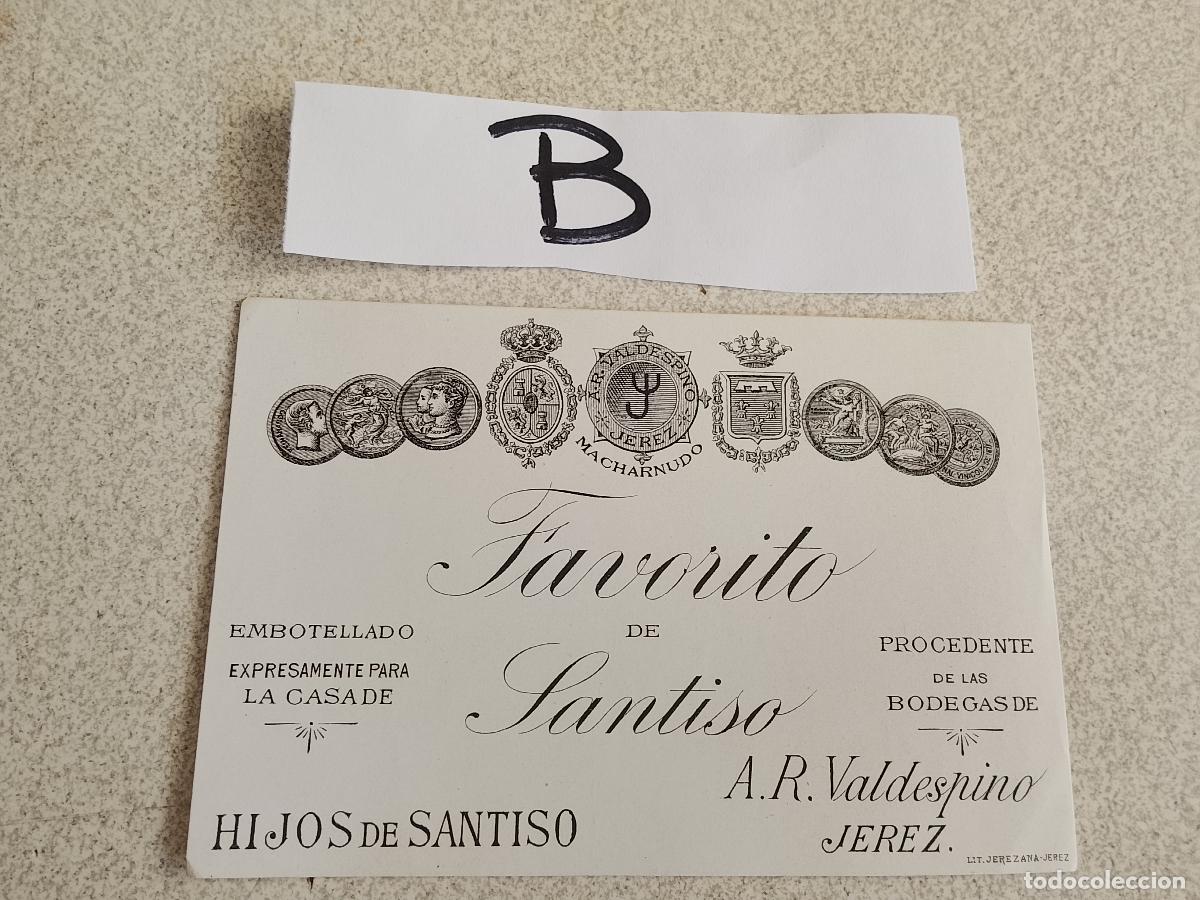 Etiquetas antiguas: HAGA SU OFERTA - ANTIGUA ETIQUETA DE VINOS DE JEREZ LICOR ETC OFERTAS POR LOTES MUCHAS EN MI PERFIL