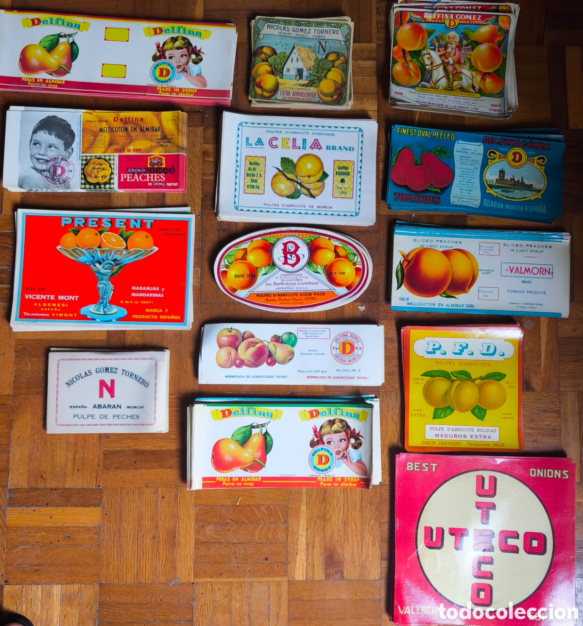 Etiquetas antiguas: 1400 antiguas etiquetas naranjas y frutas