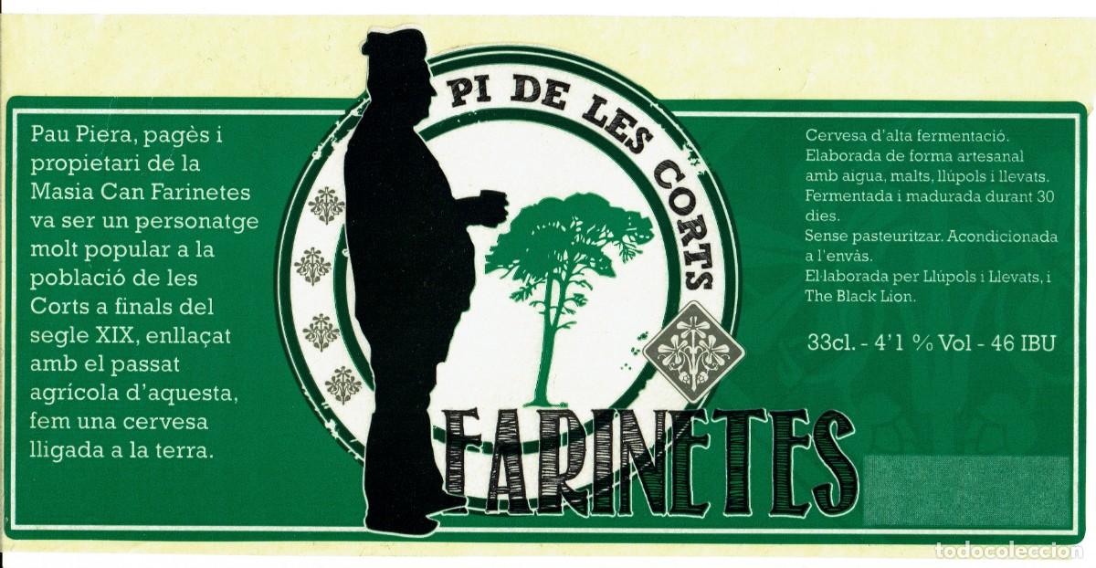 Etiquetas antiguas: ETIQUETA CERVEZA ARTESANA.