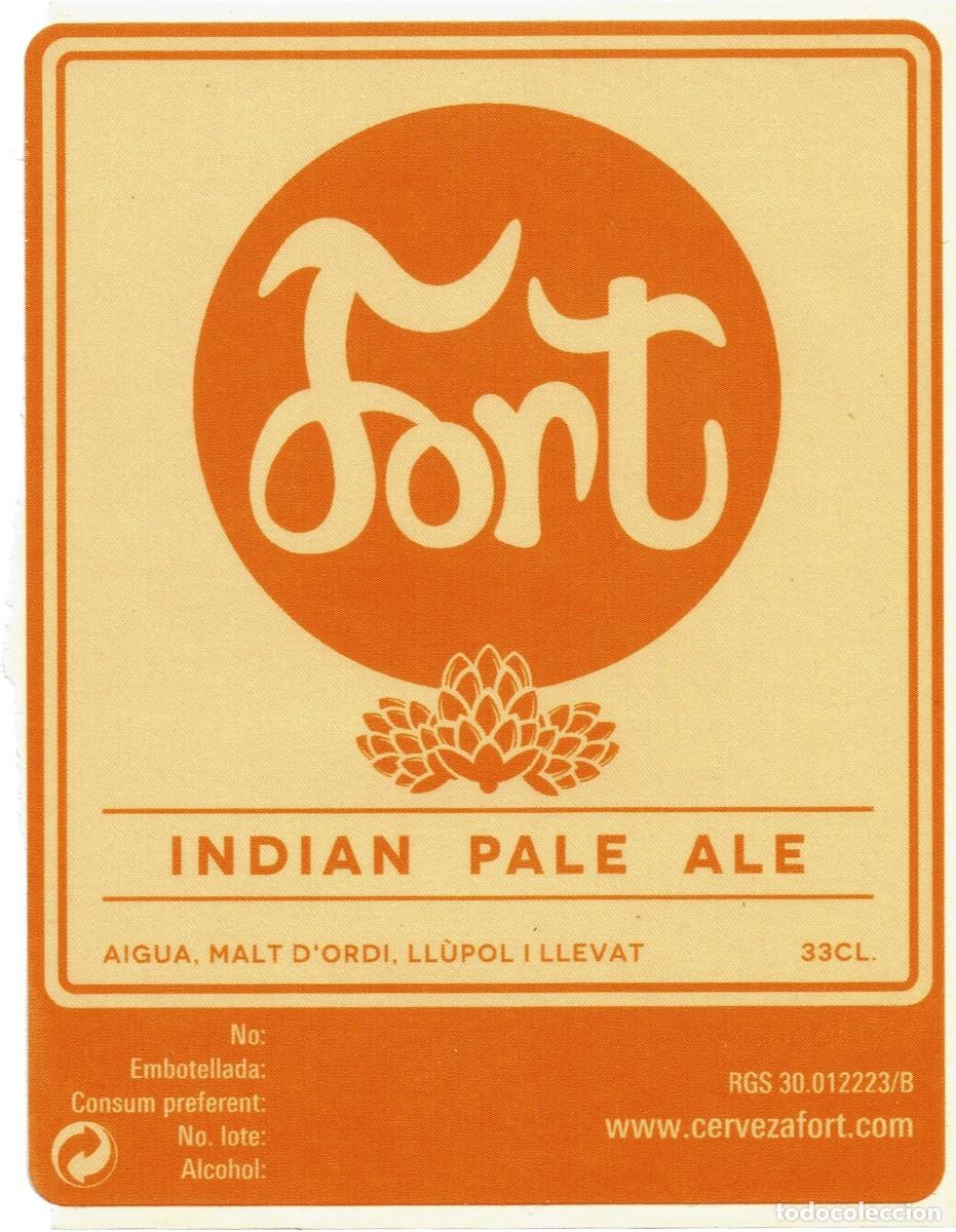 Etiquetas antiguas: ETIQUETA CERVEZA ARTESANA FORT