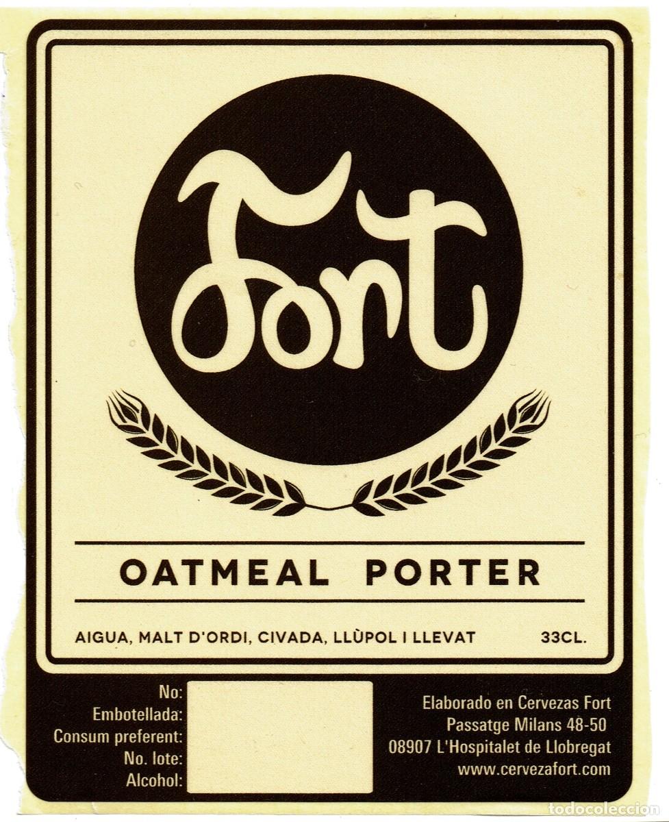 Etiquetas antiguas: ETIQUETA CERVEZA ARTESANA FORT