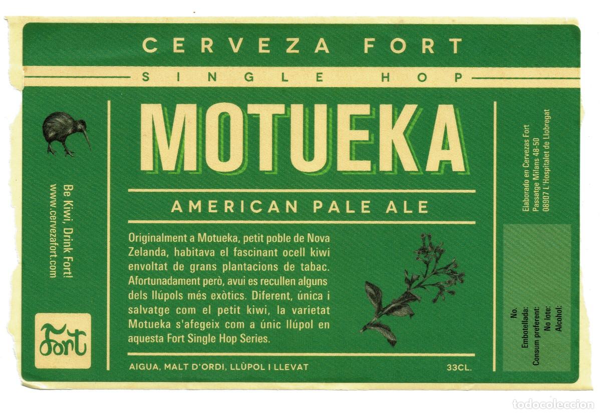 Etiquetas antiguas: ETIQUETA CERVEZA ARTESANA FORT
