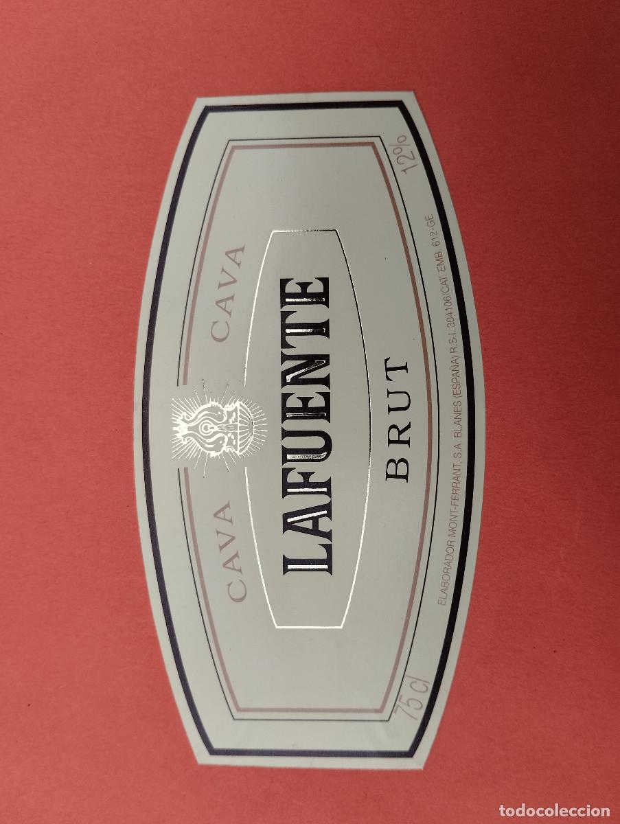 Etiquetas antiguas: ETIQUETA CAVA BRUT LAFUENTE BLANES