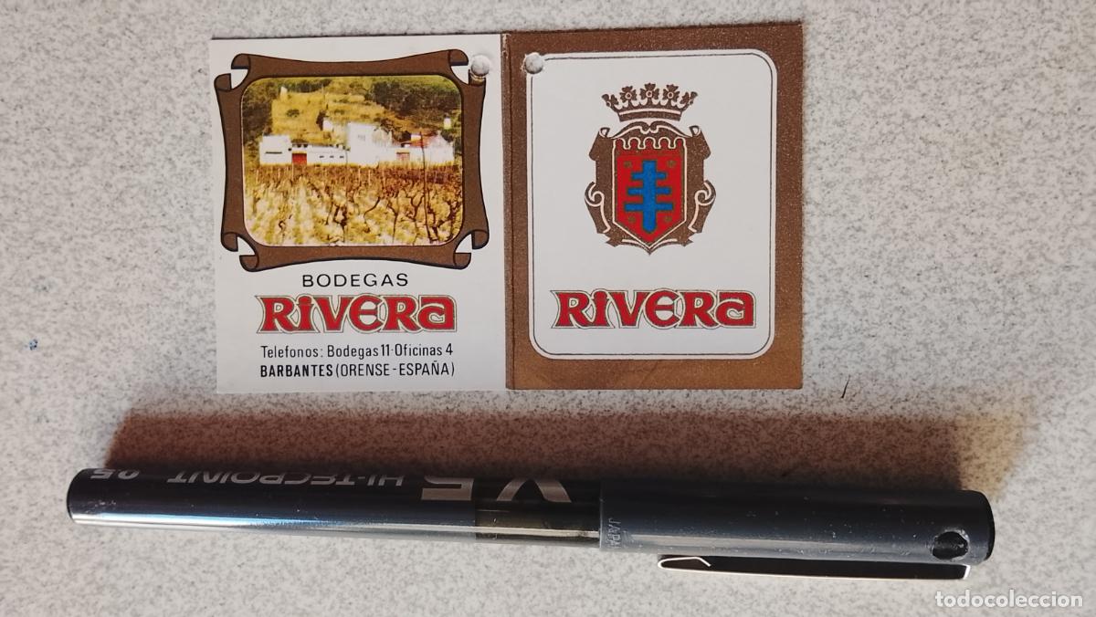 Etiquetas antiguas: HAGA SU OFERTA - ETIQUETA .- BARBANTES ORENSE BODEGAS RIVERA