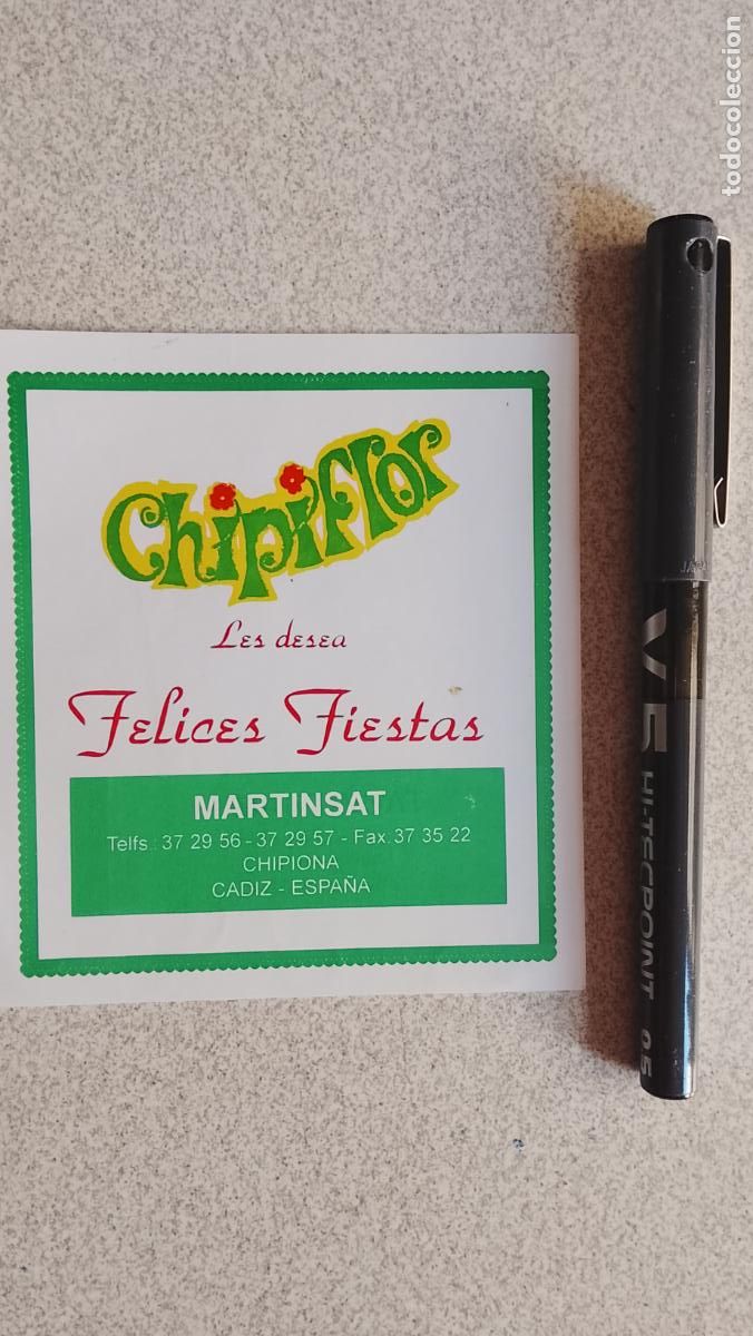 Etiquetas antiguas: HAGA SU OFERTA - ETIQUETA .- CHIPIFLOR MARTINSAT