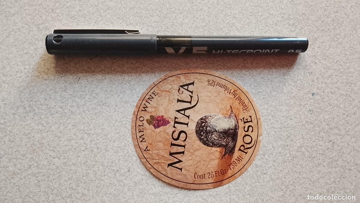 Etiquetas antiguas: Haga su oferta etiqueta - MISTALA A MELO WINE ROSE VINO DE UVA
