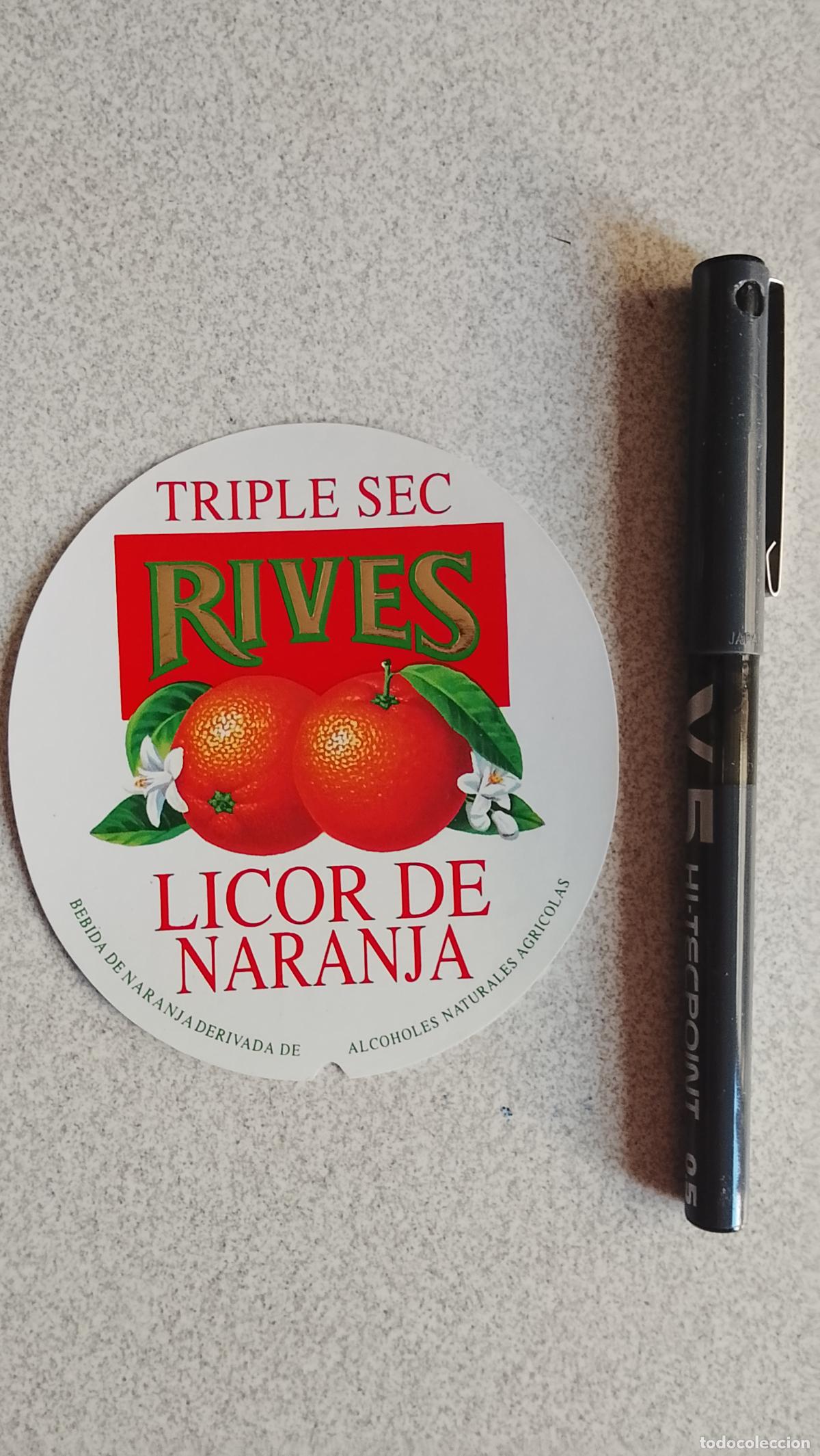 Etiquetas antiguas: Haga su oferta etiqueta - LICOR DE NARANJA TRIPLE SEC
