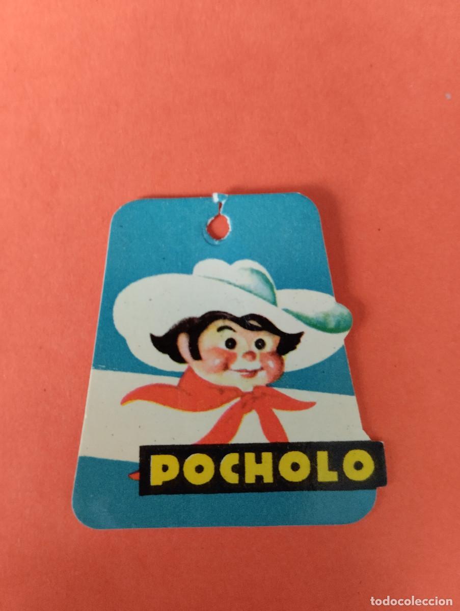 Etiquetas antiguas: ETIQUETA ROPA POCHOLO GALLOSTRA S.L. CALELLA