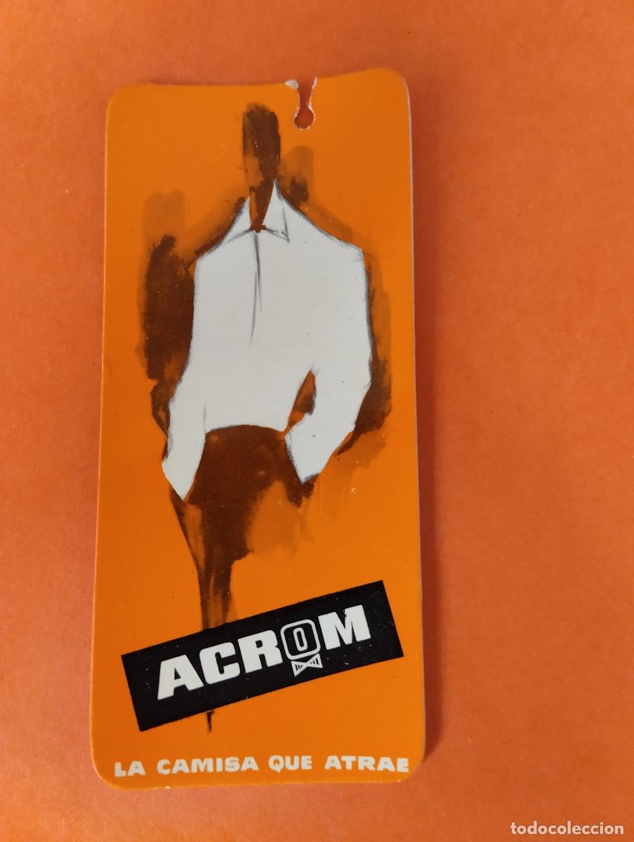 Etiquetas antiguas: ETIQUETA ROPA ACROM CAMISA