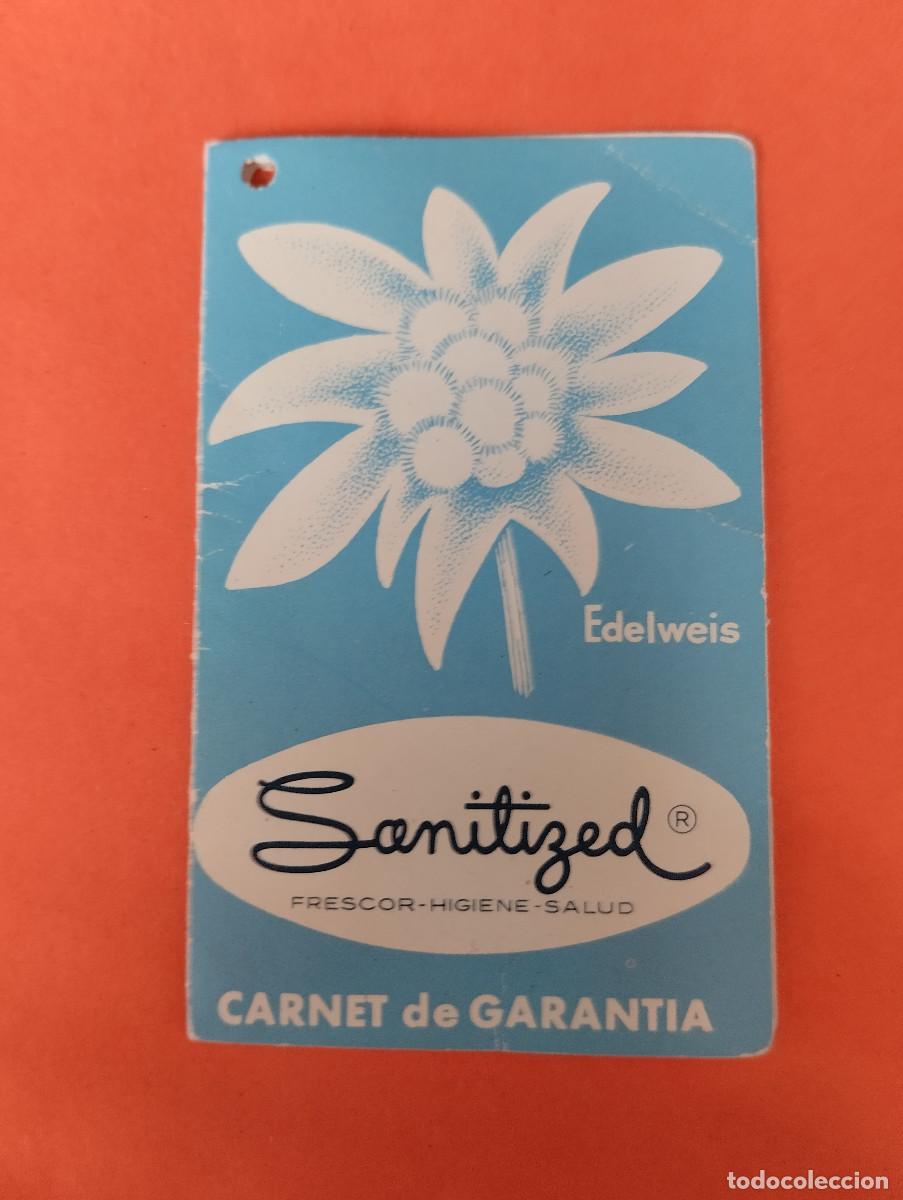 Etiquetas antiguas: ETIQUETA ROPA SANITIZEDS.A.E. SABADELL