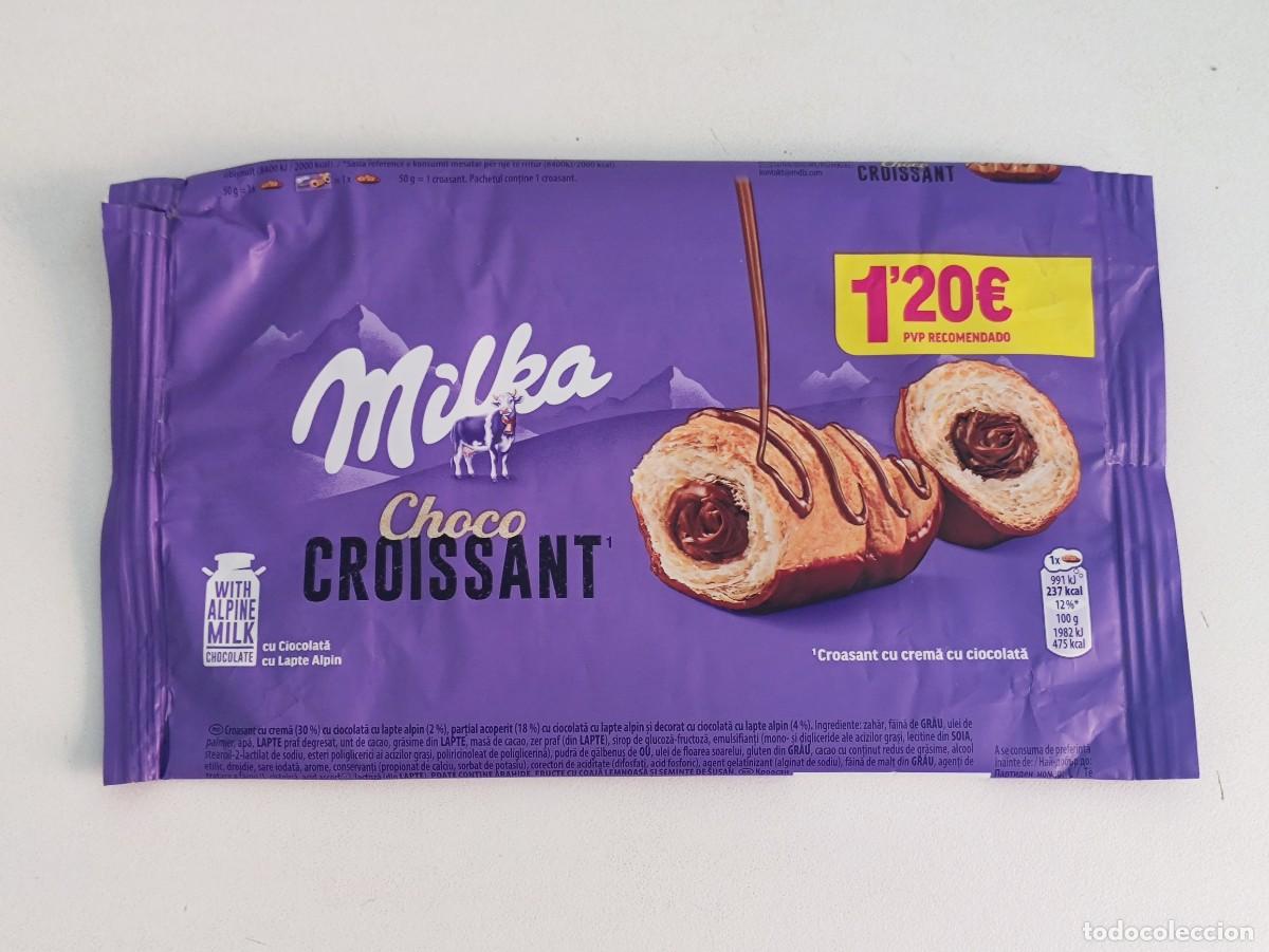 Etiquetas antiguas: ETIQUETA ENVOLTORIO - MILKA CHOCO CROISSANT - PROMOCI&Oacute;N - CHOCOLATE