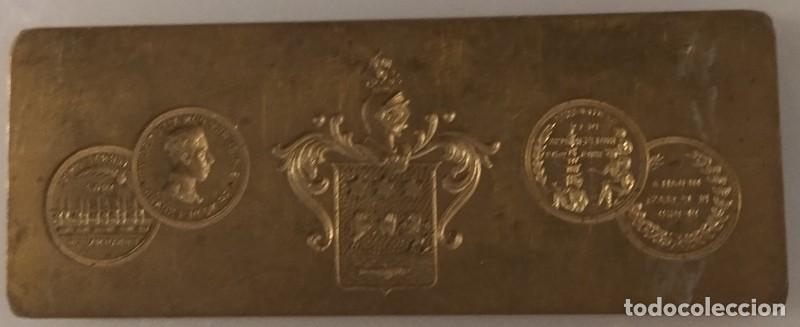 Etiquetas antiguas: PLANCHA ORIGINAL IMPRESION ETIQUETA BODEGA DE JEREZ DE LA FRONTERA, 10,5X4 CMS