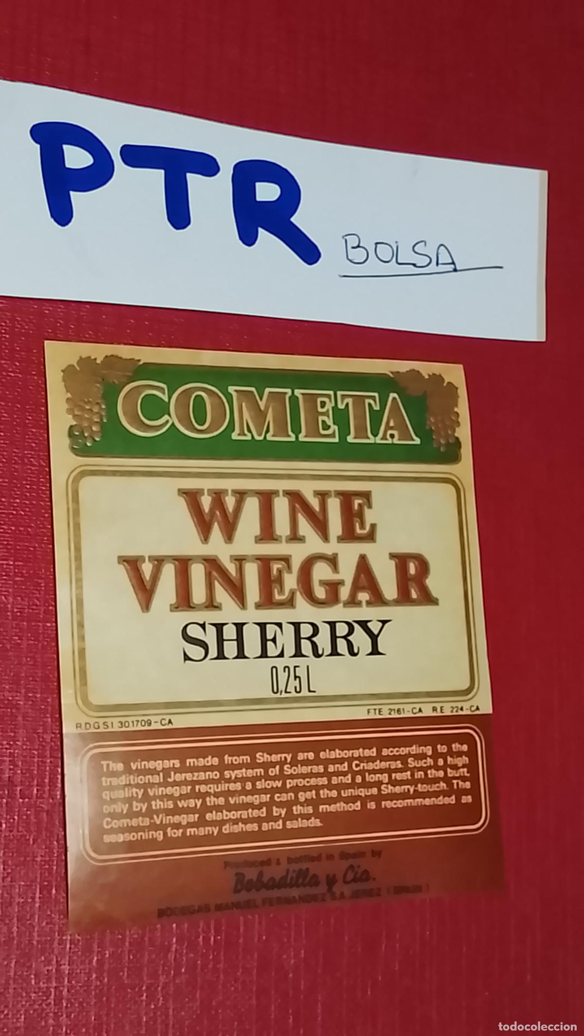 Etiquetas antiguas: etiqueta para bote o botella - vino brandy jerez cadiz malaga etc . ver foto en cada caso - OFERTAS