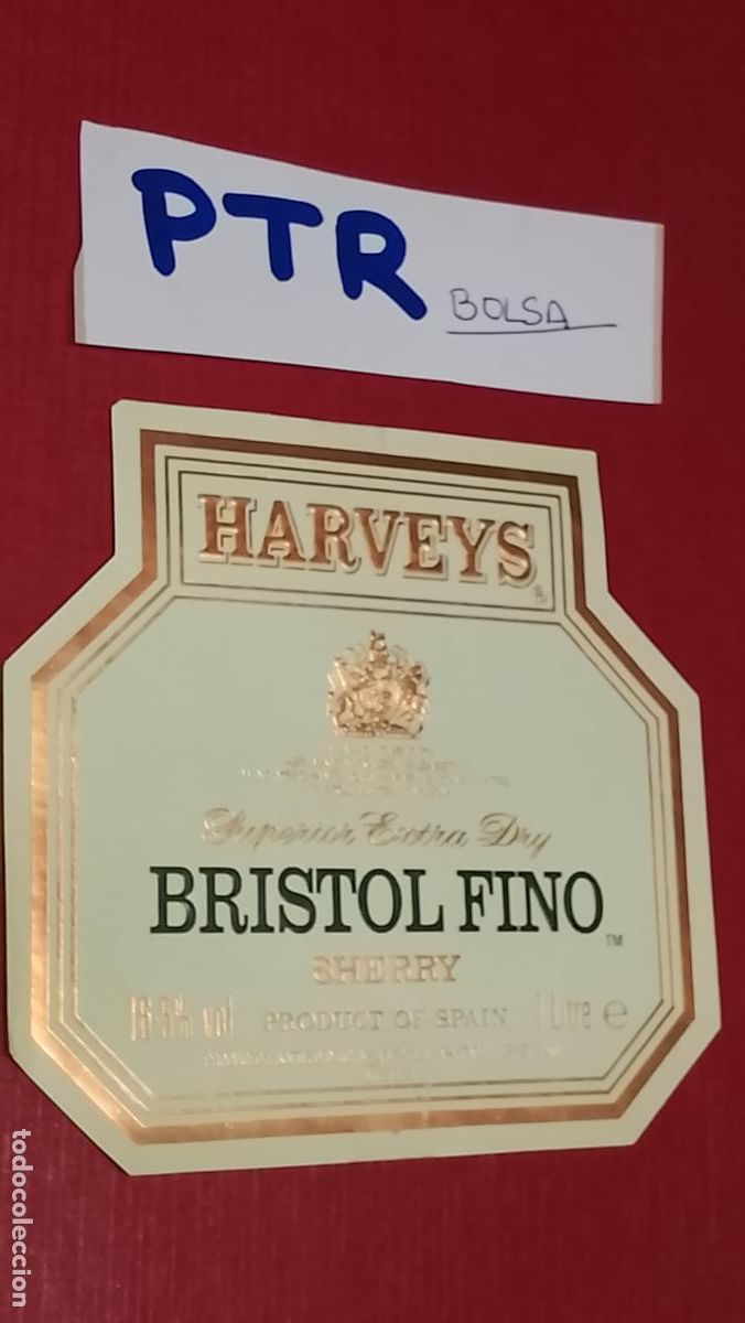 Etiquetas antiguas: etiqueta para bote o botella - vino brandy jerez cadiz malaga etc . ver foto en cada caso - OFERTAS