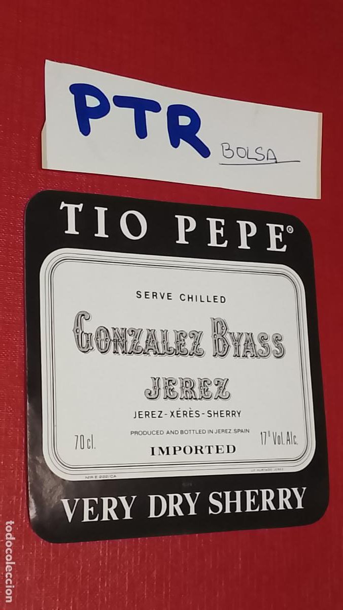 Etiquetas antiguas: etiqueta para bote o botella - vino brandy jerez cadiz malaga etc . ver foto en cada caso - OFERTAS