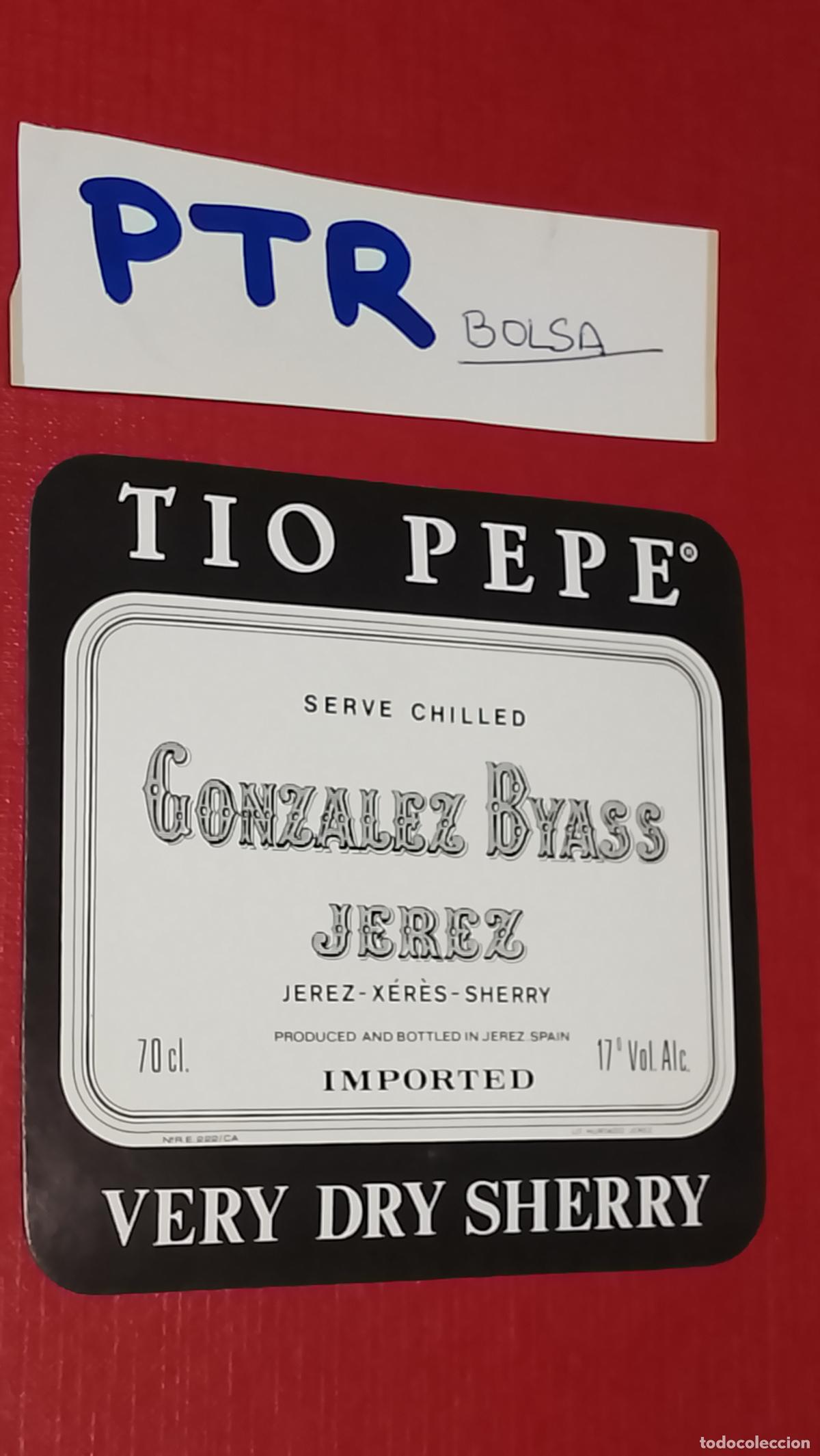 Etiquetas antiguas: etiqueta para bote o botella - vino brandy jerez cadiz malaga etc . ver foto en cada caso - OFERTAS