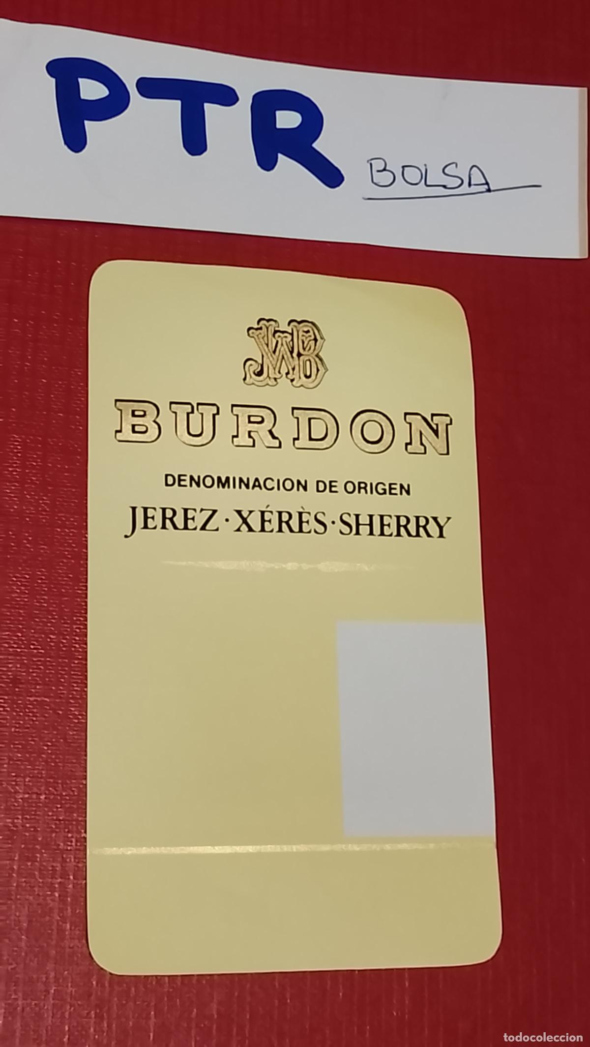 Etiquetas antiguas: etiqueta para bote o botella - vino brandy jerez cadiz malaga etc . ver foto en cada caso - OFERTAS