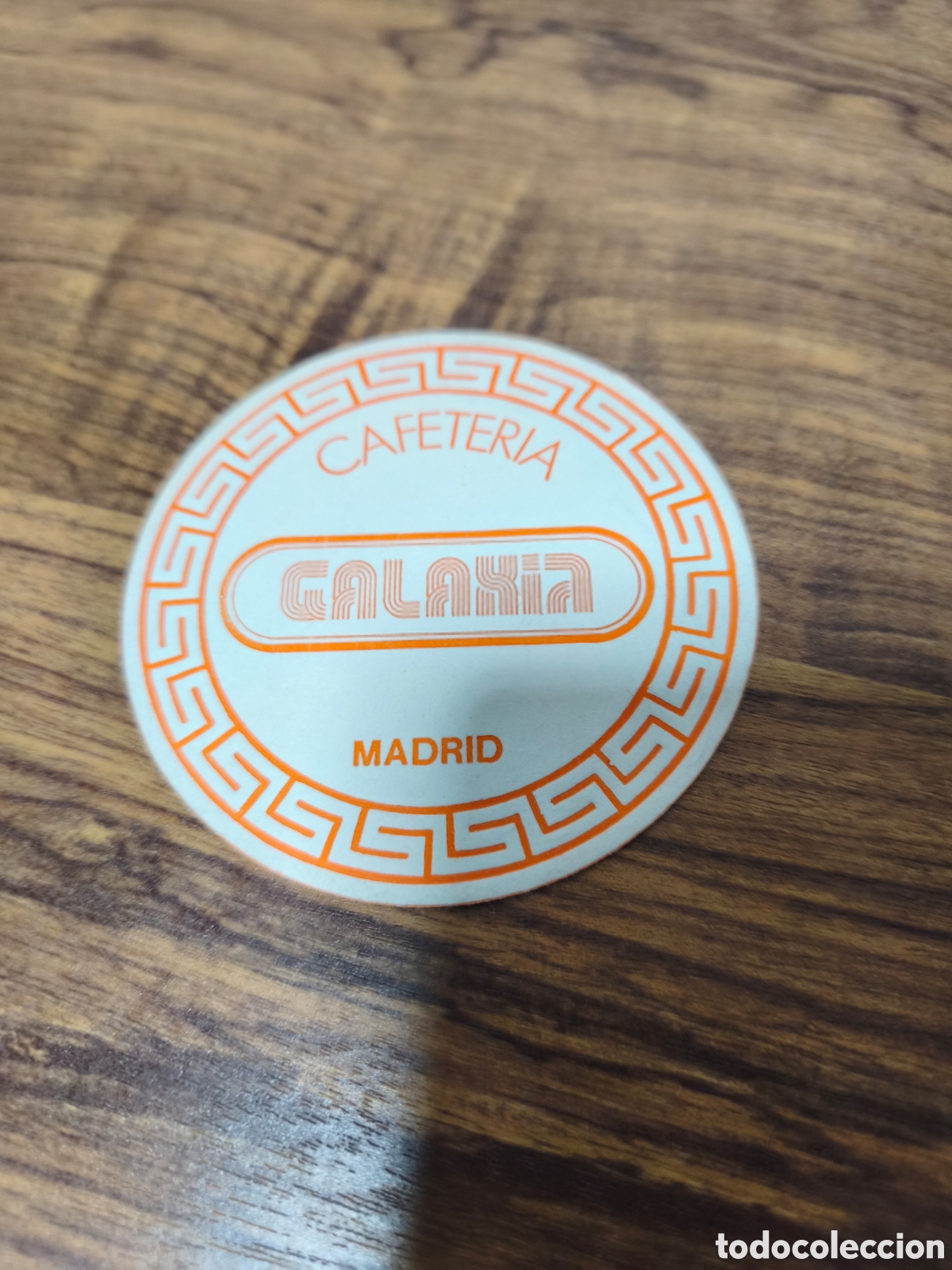 Etiquetas antiguas: Muy interesante posavasos Cafeter&iacute;a Galaxia.Madrid
