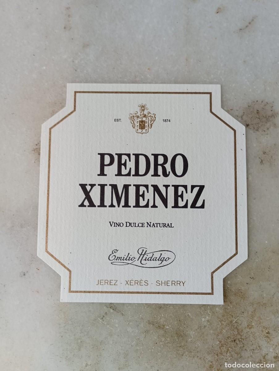 Etiquetas antiguas: Etiqueta vino jerez Emilio hidalgo