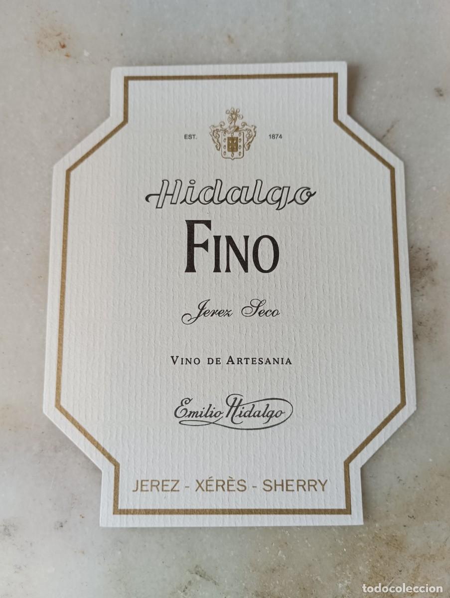 Etiquetas antiguas: Etiqueta vino jerez Emilio hidalgo