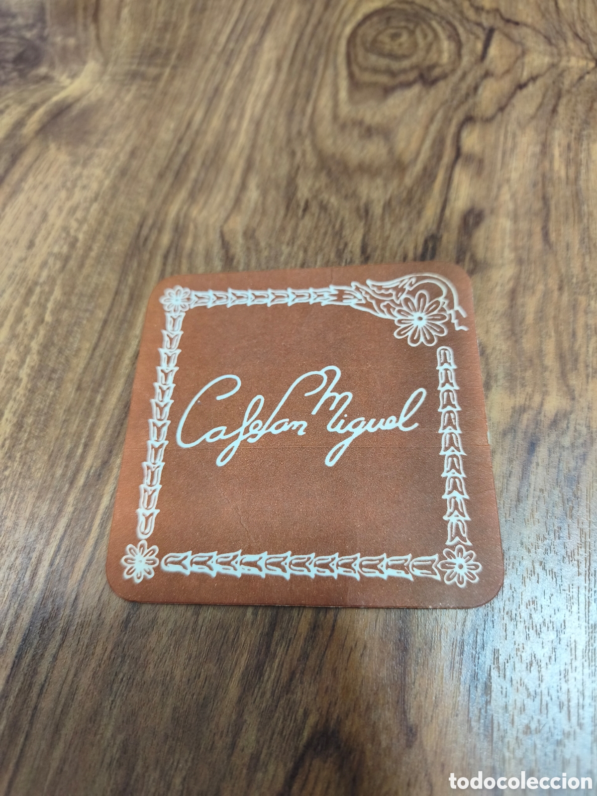 Etiquetas antiguas: Posavasos Caf&eacute; San Miguel