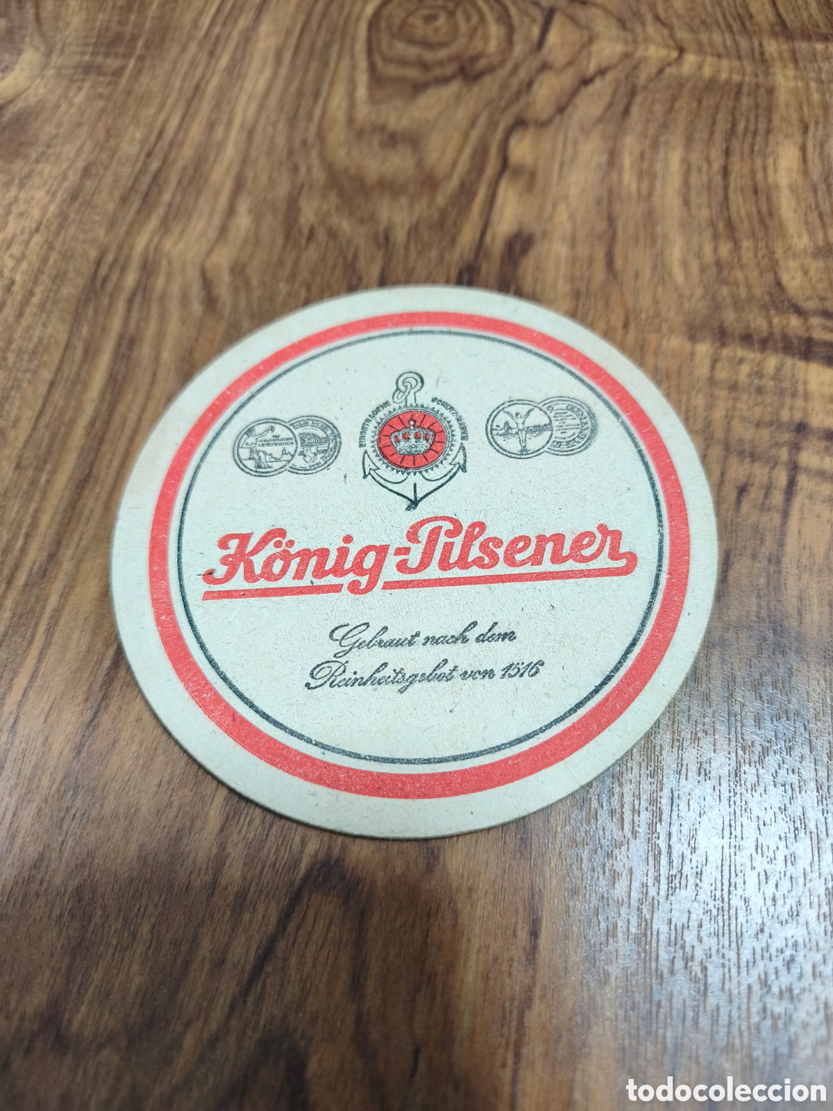 Etiquetas antiguas: Posavasos K&ouml;nig - Pilsener.