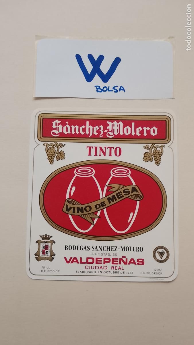 Etiquetas antiguas: HAGA SU OFERTA - ANTIGUA ETIQUETA DE VINOS DE JEREZ LICOR ETC OFERTAS POR LOTES MUCHAS EN MI PERFIL