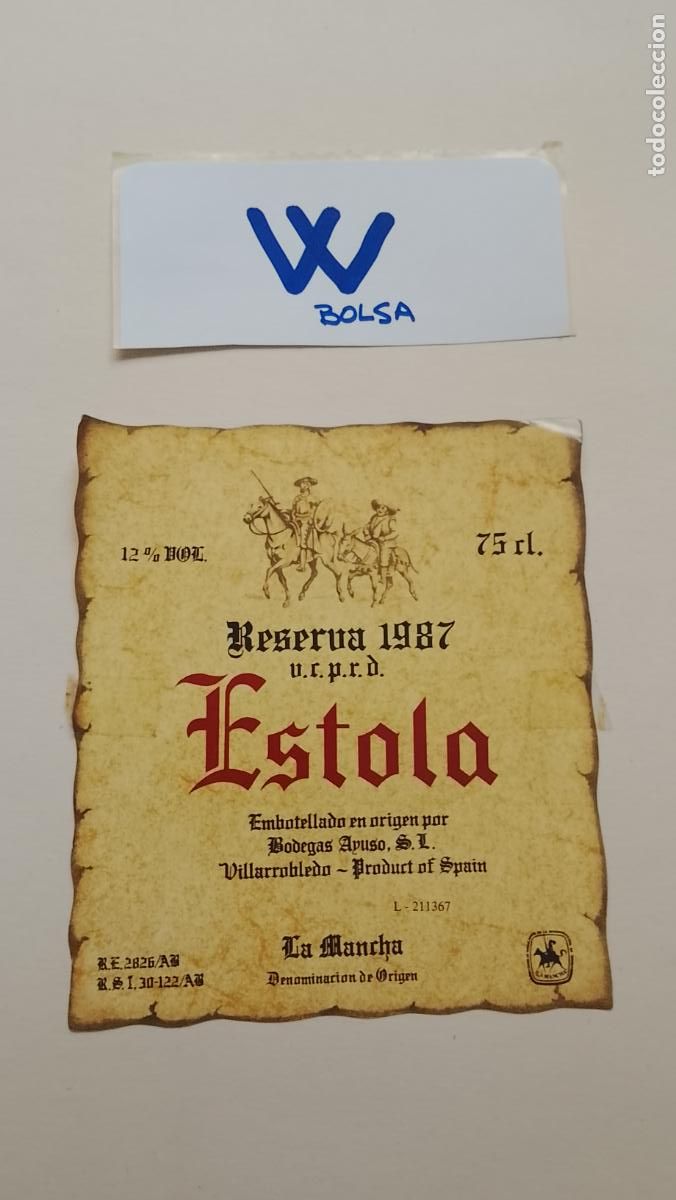 Etiquetas antiguas: HAGA SU OFERTA - ANTIGUA ETIQUETA DE VINOS DE JEREZ LICOR ETC OFERTAS POR LOTES MUCHAS EN MI PERFIL