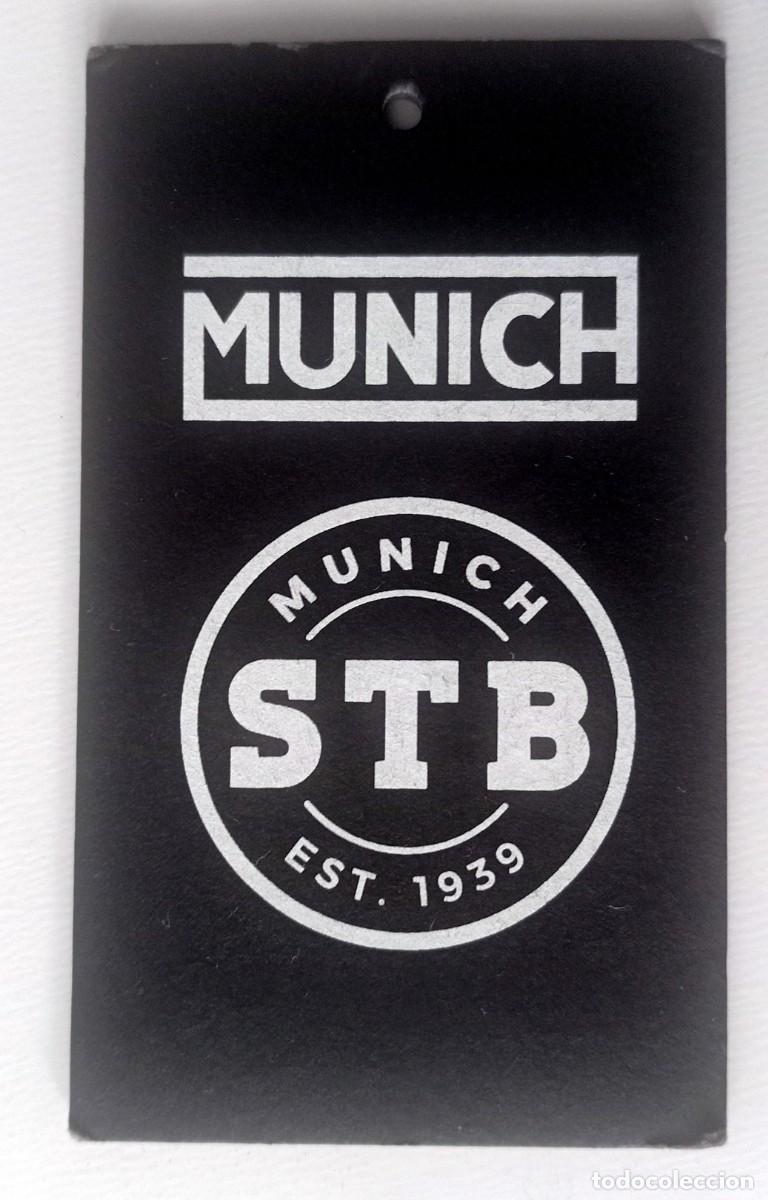 Etiquetas antiguas: ETIQUETA CON LOGOTIPO MARCA MUNICH
