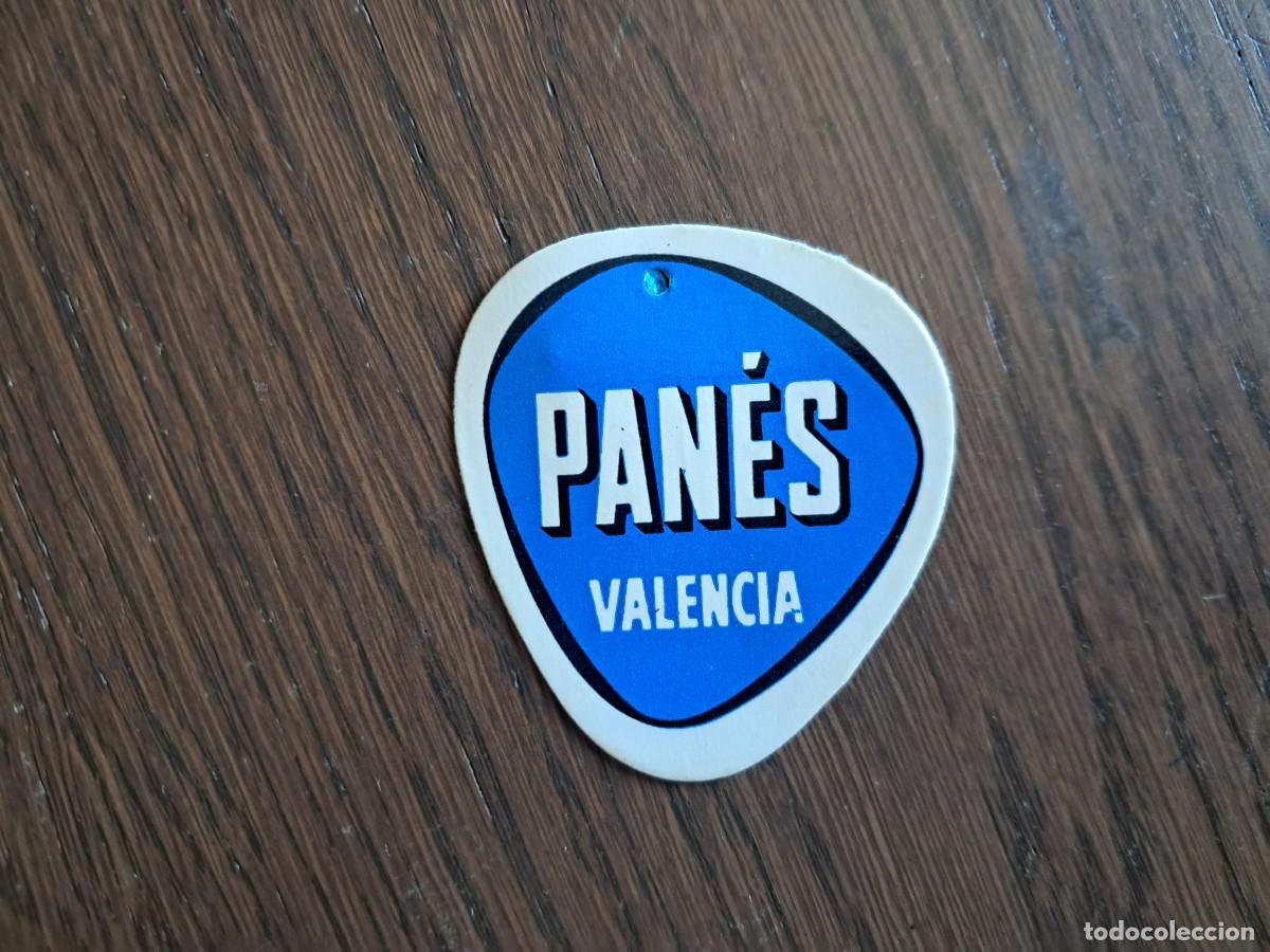 Etiquetas antiguas: etiqueta de ropa antigua, Pan&eacute;s, Valencia.