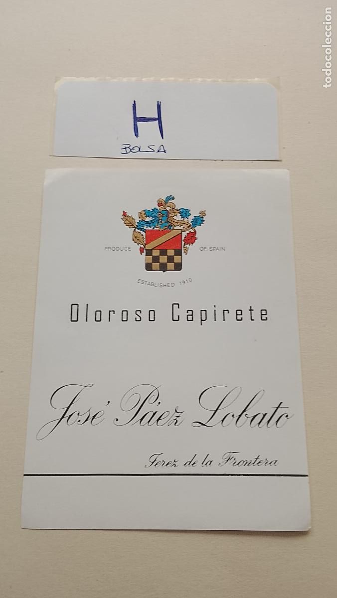 Etiquetas antiguas: HAGA SU OFERTA - ANTIGUA ETIQUETA DE VINOS DE JEREZ LICOR ETC OFERTAS POR LOTES MUCHAS EN MI PERFIL