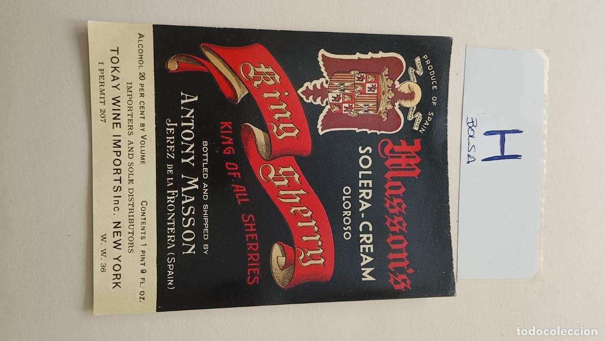 &Eacute;tiquettes anciennes: HAGA SU OFERTA - ANTIGUA ETIQUETA DE VINOS DE JEREZ LICOR ETC OFERTAS POR LOTES MUCHAS EN MI PERFIL