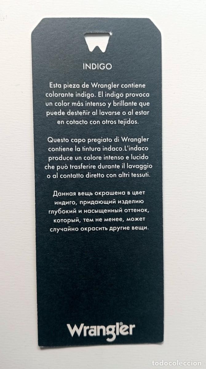 &Eacute;tiquettes anciennes: ETIQUETA MARCA DE ROPA WRANGLER
