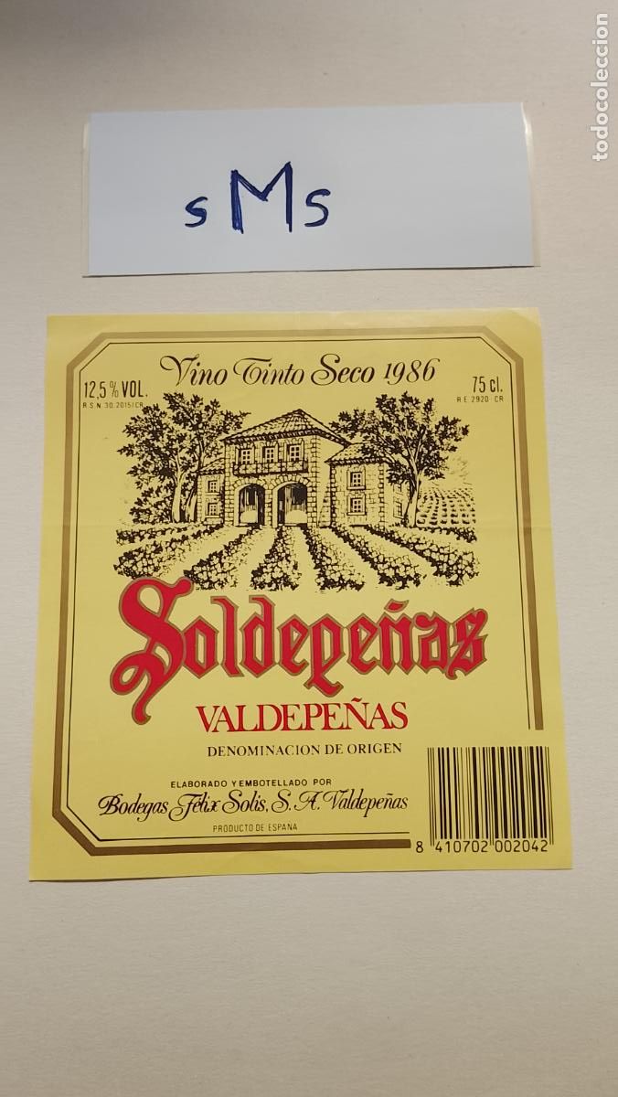 &Eacute;tiquettes anciennes: HAGA SU OFERTA - ANTIGUA ETIQUETA DE VINOS DE JEREZ LICOR ETC OFERTAS POR LOTES MUCHAS EN MI PERFIL