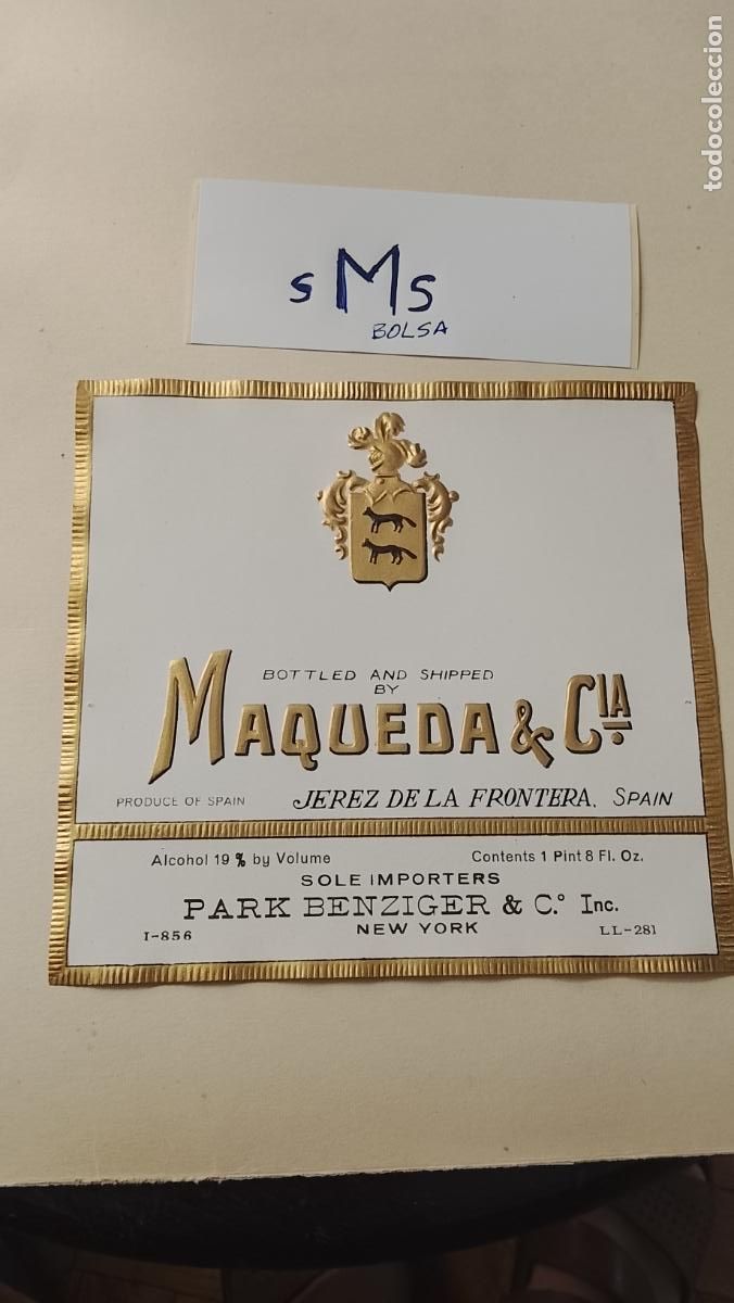 Etiquetas antiguas: HAGA SU OFERTA - ANTIGUA ETIQUETA DE VINOS DE JEREZ LICOR ETC OFERTAS POR LOTES MUCHAS EN MI PERFIL