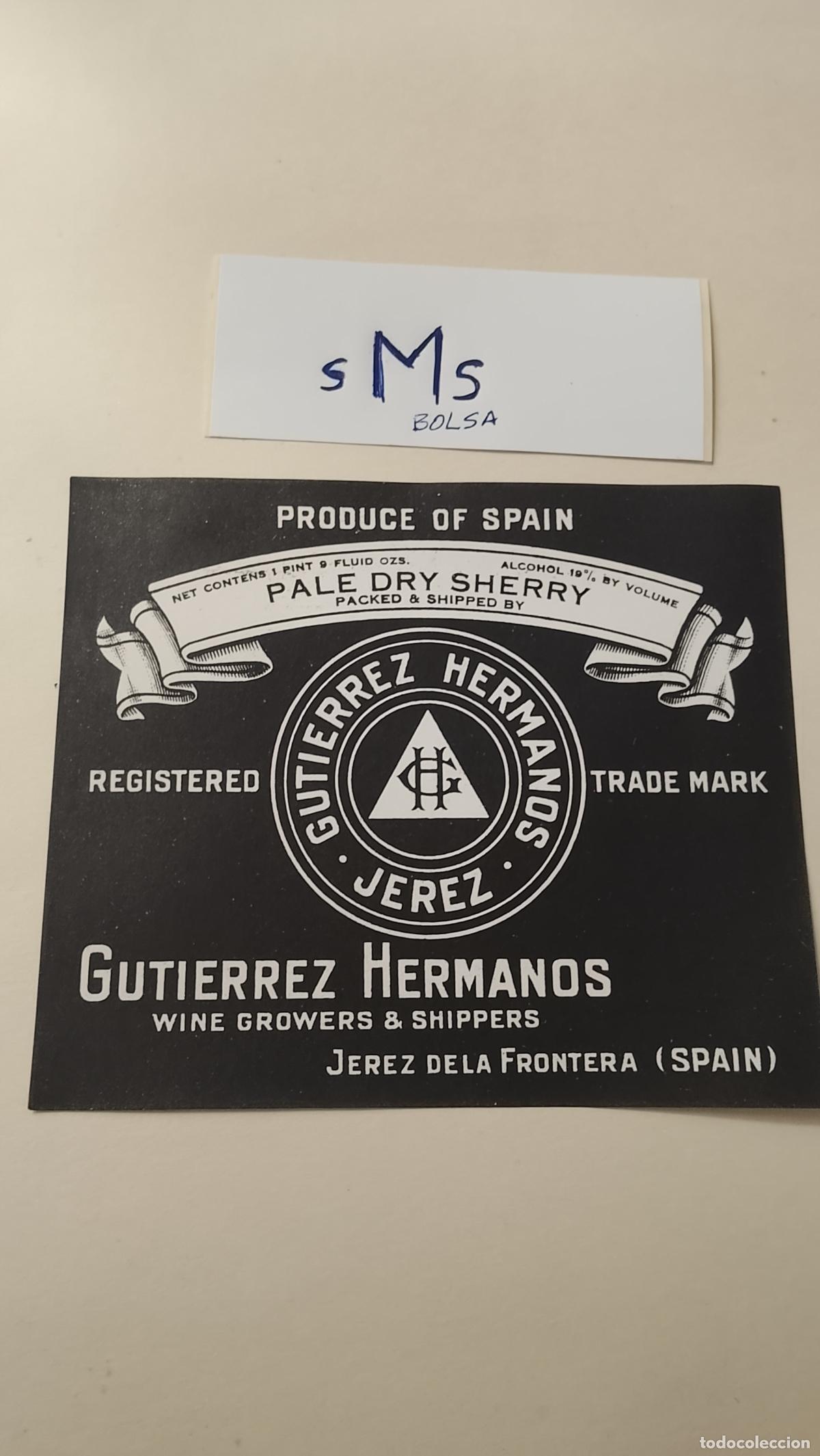 Etiquetas antiguas: HAGA SU OFERTA - ANTIGUA ETIQUETA DE VINOS DE JEREZ LICOR ETC OFERTAS POR LOTES MUCHAS EN MI PERFIL