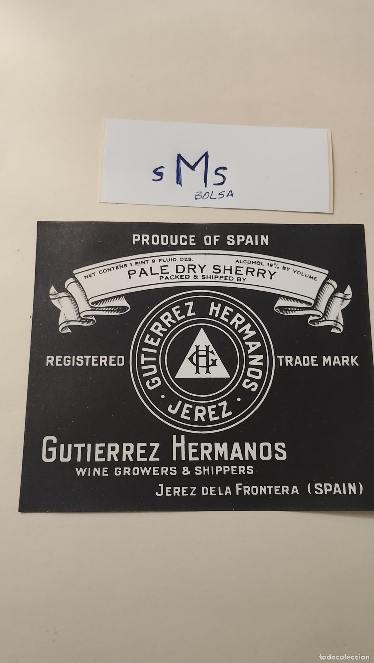 Etiquetas antiguas: HAGA SU OFERTA - ANTIGUA ETIQUETA DE VINOS DE JEREZ LICOR ETC OFERTAS POR LOTES MUCHAS EN MI PERFIL