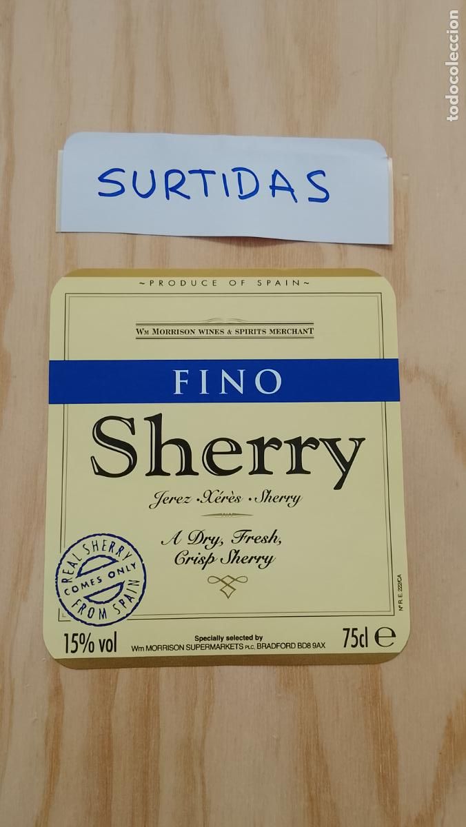 &Eacute;tiquettes anciennes: HAGA SU OFERTA - ANTIGUA ETIQUETA DE VINOS DE JEREZ LICOR ETC OFERTAS POR LOTES MUCHAS EN MI PERFIL