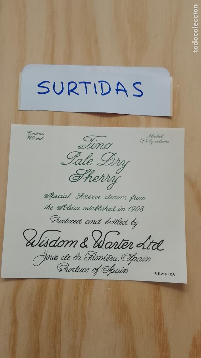 Etiquetas antiguas: HAGA SU OFERTA - ANTIGUA ETIQUETA DE VINOS DE JEREZ LICOR ETC OFERTAS POR LOTES MUCHAS EN MI PERFIL