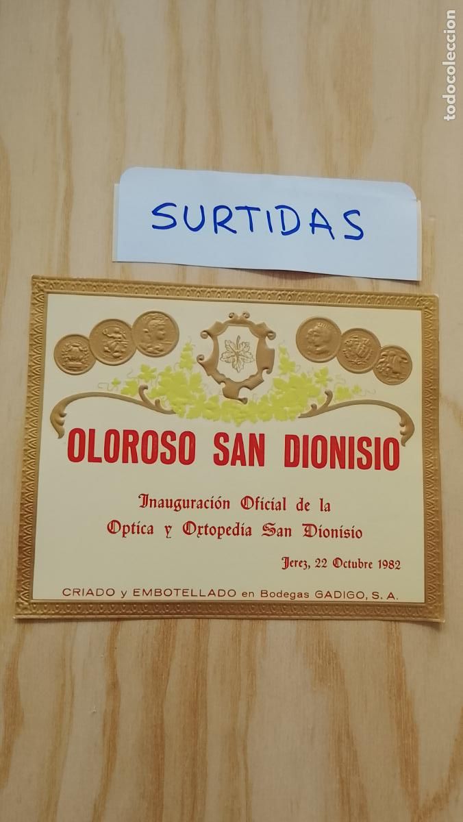 Etiquetas antiguas: HAGA SU OFERTA - ANTIGUA ETIQUETA DE VINOS DE JEREZ LICOR ETC OFERTAS POR LOTES MUCHAS EN MI PERFIL
