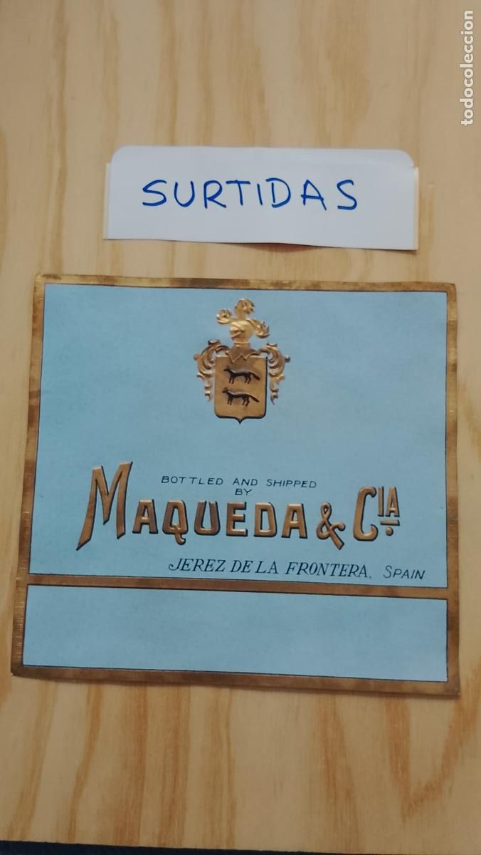 Etiquetas antiguas: HAGA SU OFERTA - ANTIGUA ETIQUETA DE VINOS DE JEREZ LICOR ETC OFERTAS POR LOTES MUCHAS EN MI PERFIL