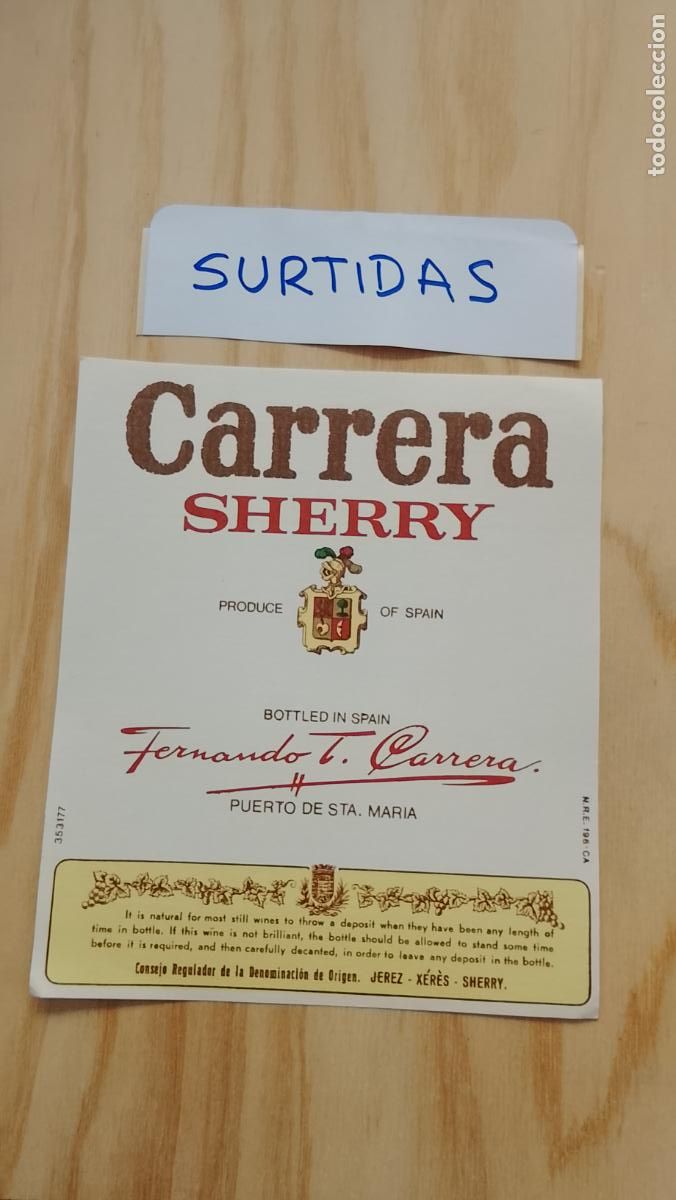 Etiquetas antiguas: HAGA SU OFERTA - ANTIGUA ETIQUETA DE VINOS DE JEREZ LICOR ETC OFERTAS POR LOTES MUCHAS EN MI PERFIL